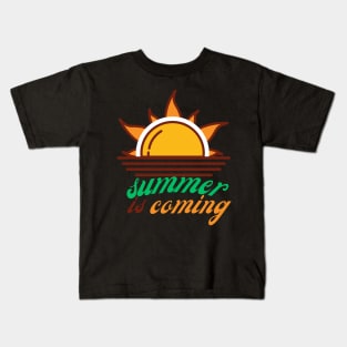 hello summer,summer vibes, Kids T-Shirt